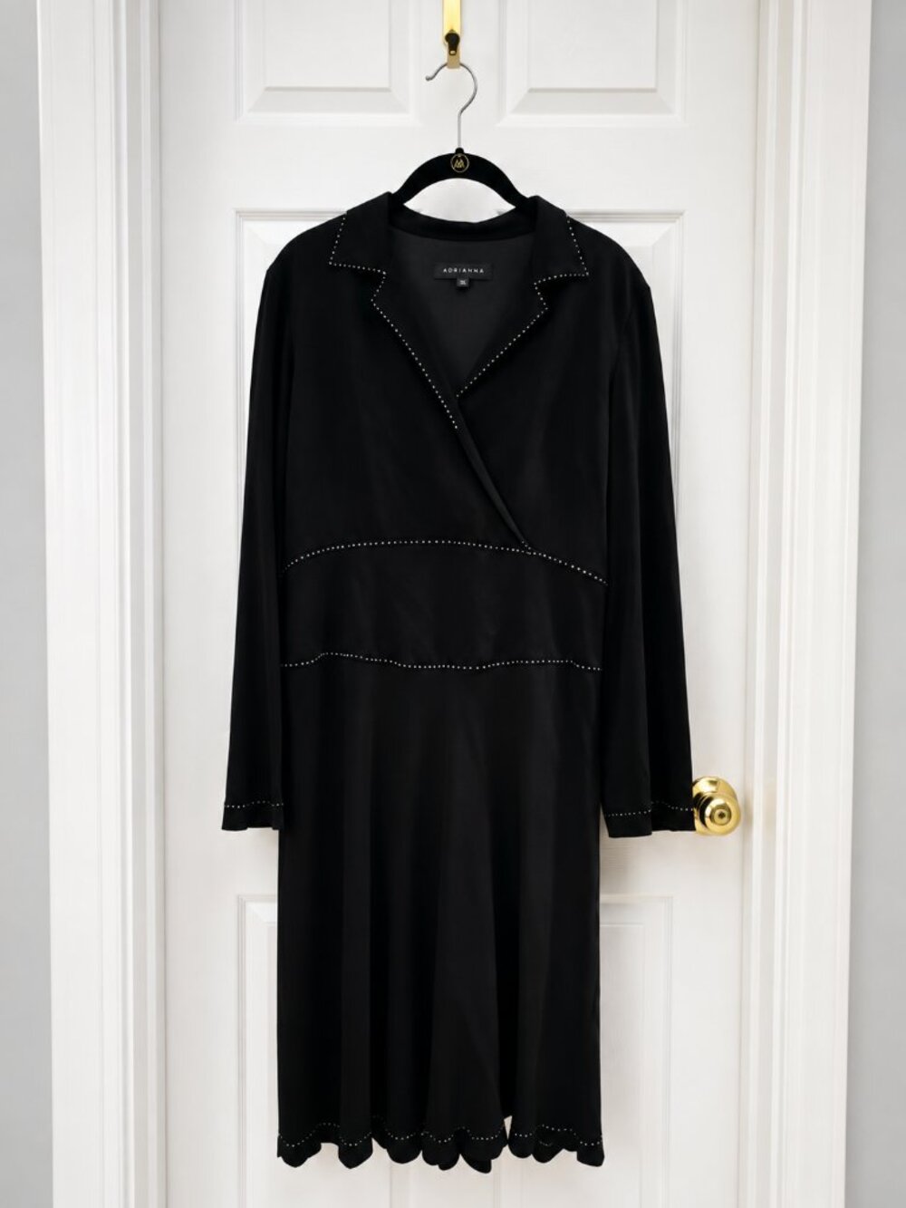 Elegant Black Adrianna Dress – Size 12